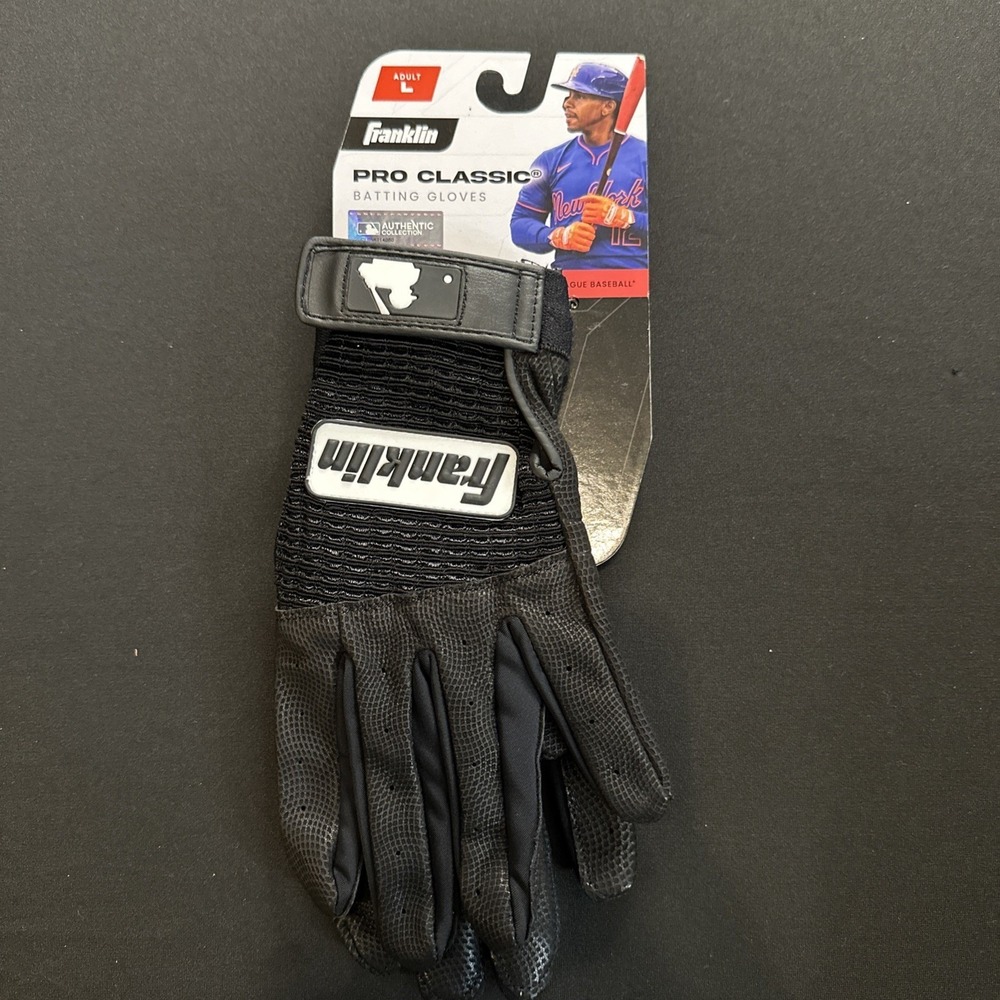 Black  franklin pro class batting gloves L B639